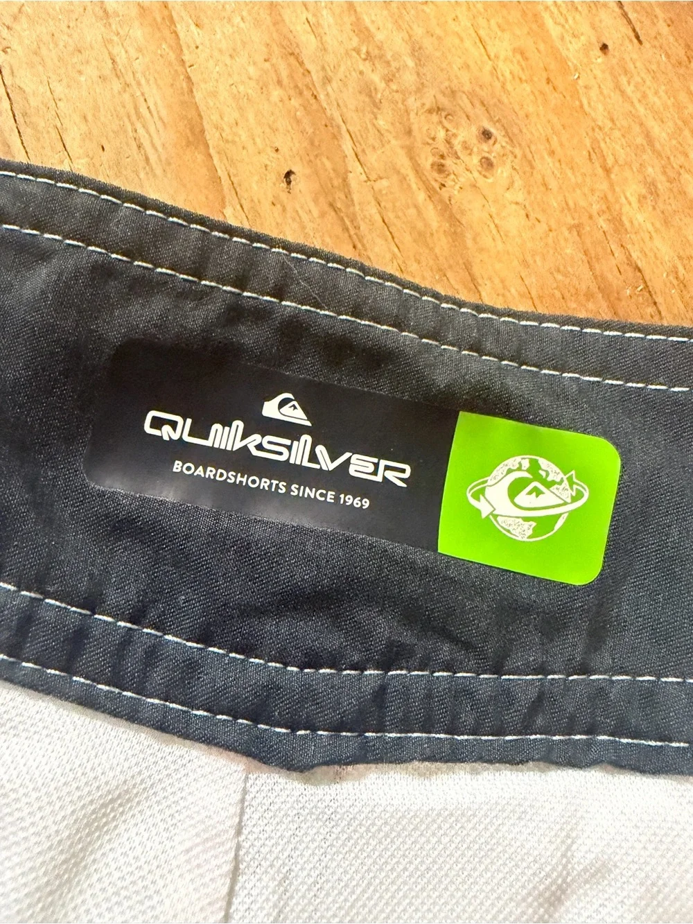 Quiksilver Men's Mint Green Swim Board Shorts